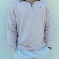 Vineyard Vines - Saltwater Quarter Zip - Khaki