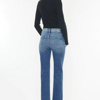 Kancan - Walnut High Rise Slim Straight Jean