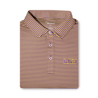 Bluecrest - University Stripe Performance Polo - LSU