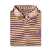 Bluecrest - University Stripe Performance Polo - LSU