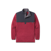 Bighorn Quilted Pullover - Crimson