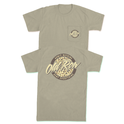 Old Row - Duck Camo Circle Logo Pocket Tee