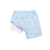 Bermies - Youth Swim Trunk - Palm Stripes