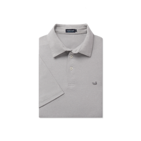 Southern Marsh - Biscayne Heather Performance Polo - Light Gray