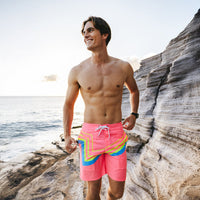 Bermies - 8” INSEAM HYBRID BOARDSHORTS - Pinki