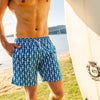 Bermies - 7” INSEAM SWIM TRUNKS - Poseidon