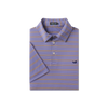 Southern Marsh - Bermuda Performance Polo - Panama Stripe - Purple & Yellow