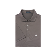 Southern Marsh-Bermuda Performance Polo - Wellington Stripe