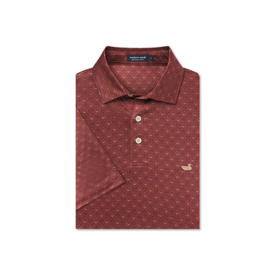 Southern Marsh - Flyine Performance Polo - Burnt Red