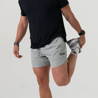 Burlebo - Training Short - Light Grey