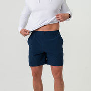 Burlebo - Everyday Short - Deep Water Navy - Mayan Pocket