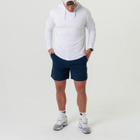 Burlebo - Everyday Short - Deep Water Navy - Mayan Pocket