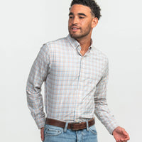Southern Shirt Co. - Samford Check LS - Aquaverde