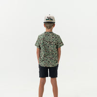 Burlebo - Youth Retro Duck Camo SS Tee - BURLEBO Duck
