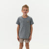 Burlebo - Youth Tee - Cowboy Up - Dark Heather Grey