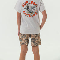Burlebo - Youth Everyday Short - Pintail Camo - Brown Pocket