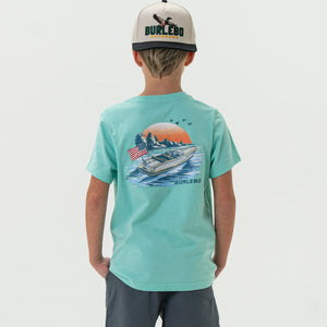Burlebo - Youth Tee - Lake Weekend - Island Reef