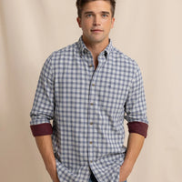 Southern Tide - Barnwell Plaid Long Sleeve Sport Shirt