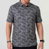 Bulebo - Performance Polo - Stone Camo