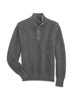 Southern Tide - Westmont Jade Quarter-Button Pullover Heather Shadow Grey