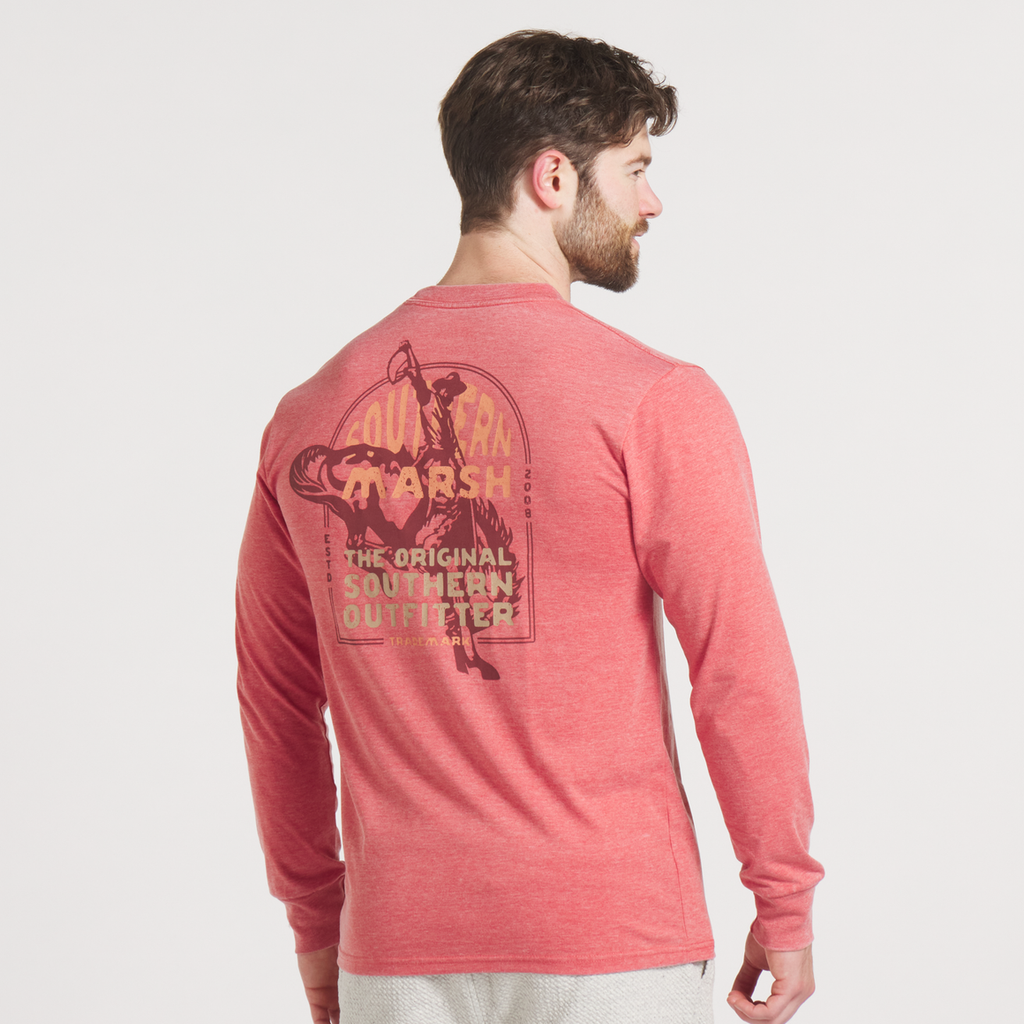 Southern Marsh Seawash™ Tee - Rodeo Rider - Long Sleeve