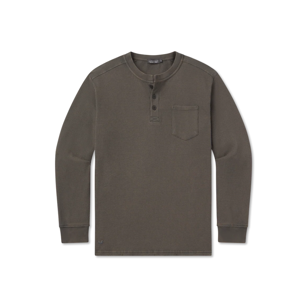 Southern Marsh Seawash Vintage Waffle Henley