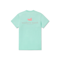 Southern Marsh "Seawash Tee - Authentic"- Bimini Green