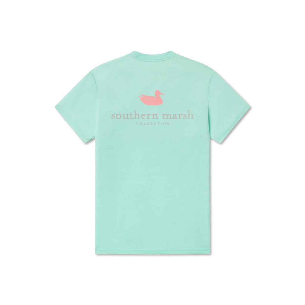 Southern Marsh "Seawash Tee - Authentic"- Bimini Green