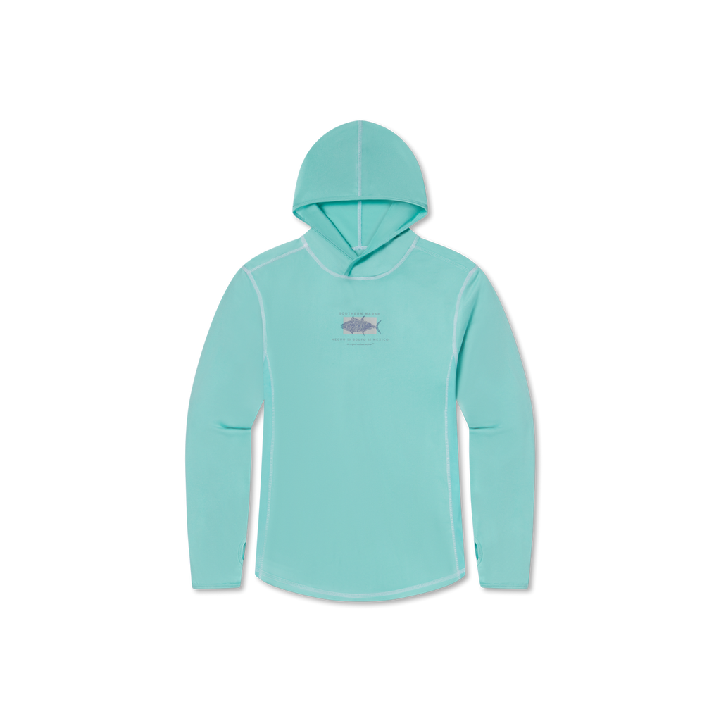 Youth FieldTec™ Featherlight Performance Hoodie - Made in the Gulf - Southern Marsh