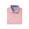 Southern Marsh - Nantucket Relaxed Polo - Coral Stripe