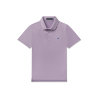 Southern Marsh - Youth Bermuda Performance Polo - Wellington Stripe