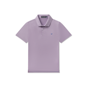 Southern Marsh - Youth Bermuda Performance Polo - Wellington Stripe