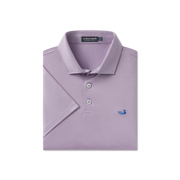 Southern Marsh - Bermuda Performance Polo - Wellington Stripe - Lilac