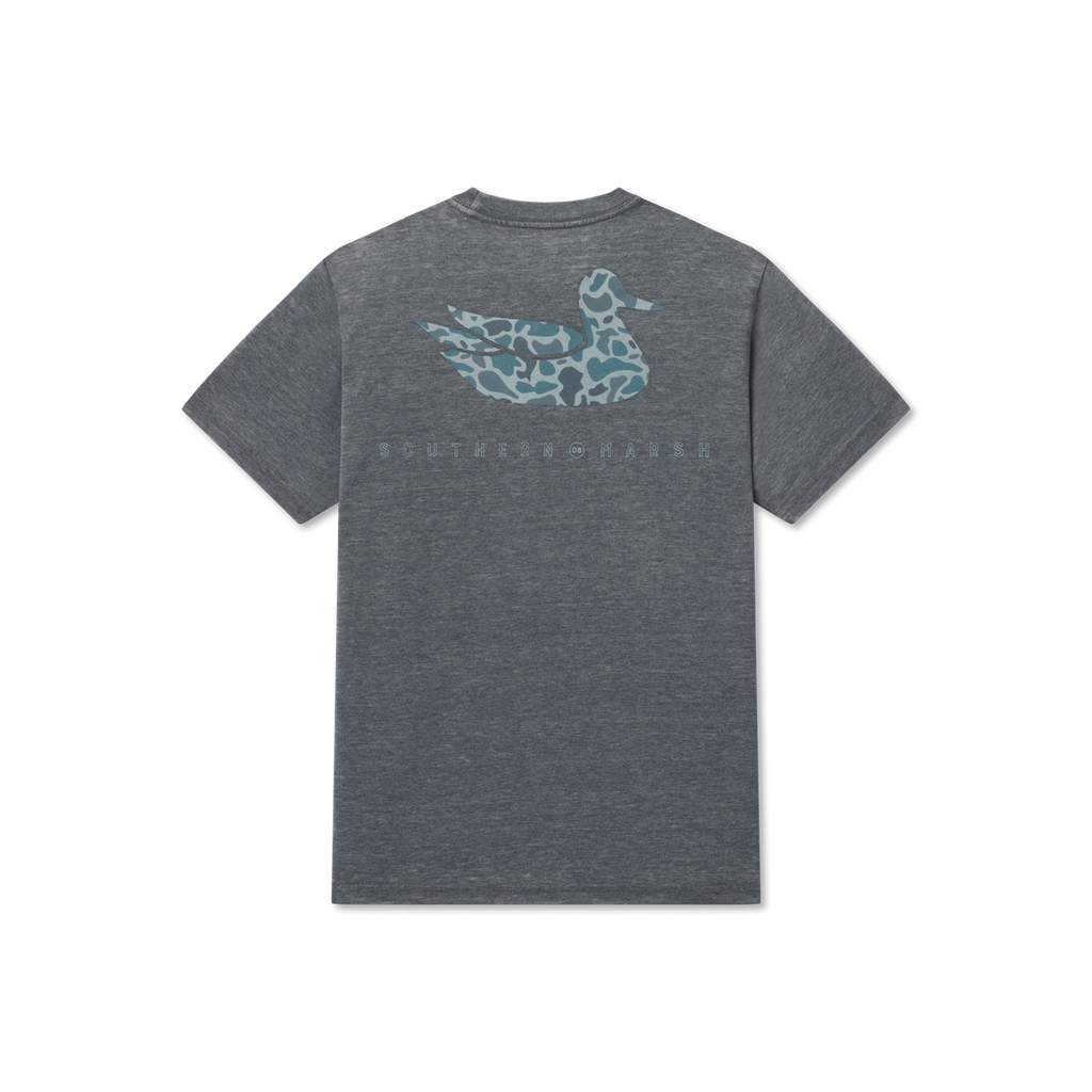 Southern Marsh - Youth SEAWASH™ Tee - Retro Duck Originals - Midnight Gray