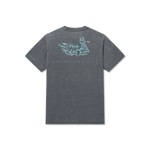 Southern Marsh - Youth SEAWASH™ Tee - Retro Duck Originals - Midnight Gray