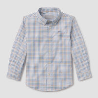 Southern Shirt Co. - Youth Samford Check LS Button Up - Aquaverde