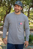 Burlebo - "The Future" Men's Grey Long Sleeve Tee