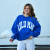 Lulu Mac Sweatshirt  Puff: Royal/White