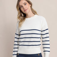 Southern Tide - Haisley Stripe Crew Neck Sweater