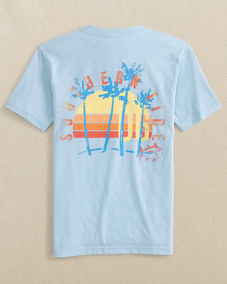 Southern Tide - Kids Sunset Palms Short Sleeve T-Shirt