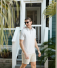 Southern Shirt Cahaba Heather Stripe Polo