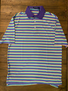 Southern Marsh- Toulouse Stripe Performance Polo