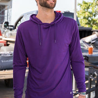 Burlebo Performance Hoodie - LSU Purple