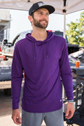 Burlebo Performance Hoodie - LSU Purple