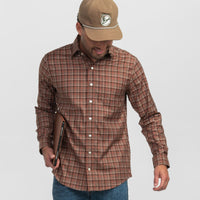 Southern Shirt Co. - Samford Check LS - Hazelnut