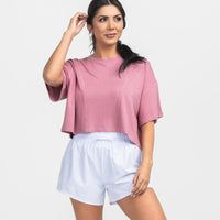 Southern Shirt Co. - All Day Cropped Tee - Lilas