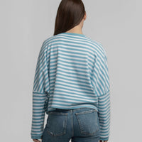 Southern Shirt Co. - On The Line Top - Chalky Blue