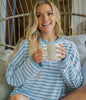 Southern Shirt Co. - On The Line Top - Chalky Blue