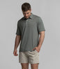 Southern Shirt Co. - Crestline Stripe Polo - Dark Forest