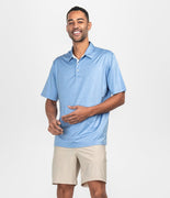 Grayton Heather Polo - Horizon